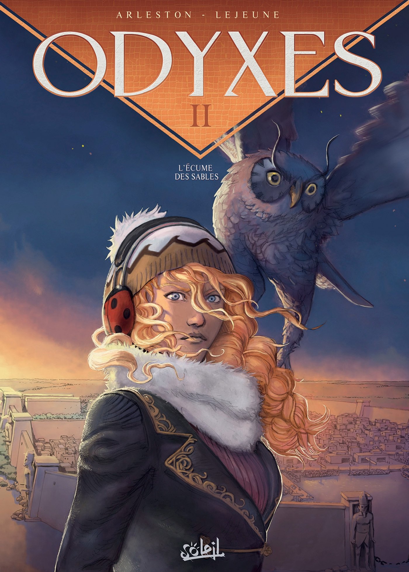 jaquette livre Odyxes T2 - L'Écume des sables