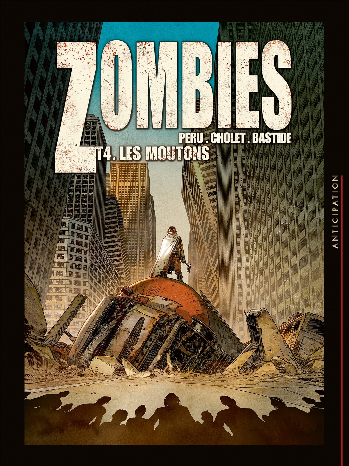 jaquette livre Zombies T4 - Les Moutons