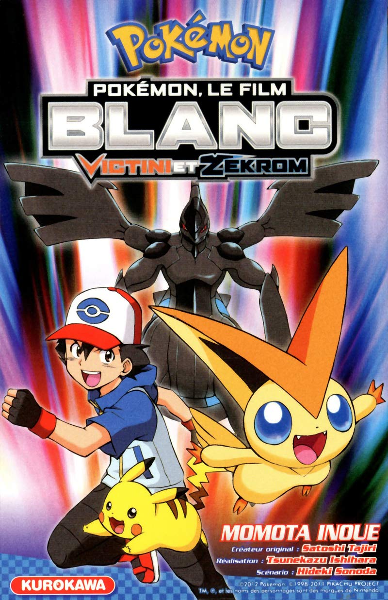 jaquette livre Pokemon Victini et Zekrom