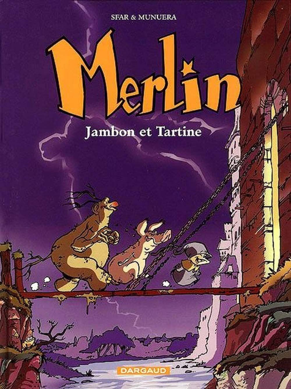 jaquette livre Merlin, tome 1 : Jambon et Tartine