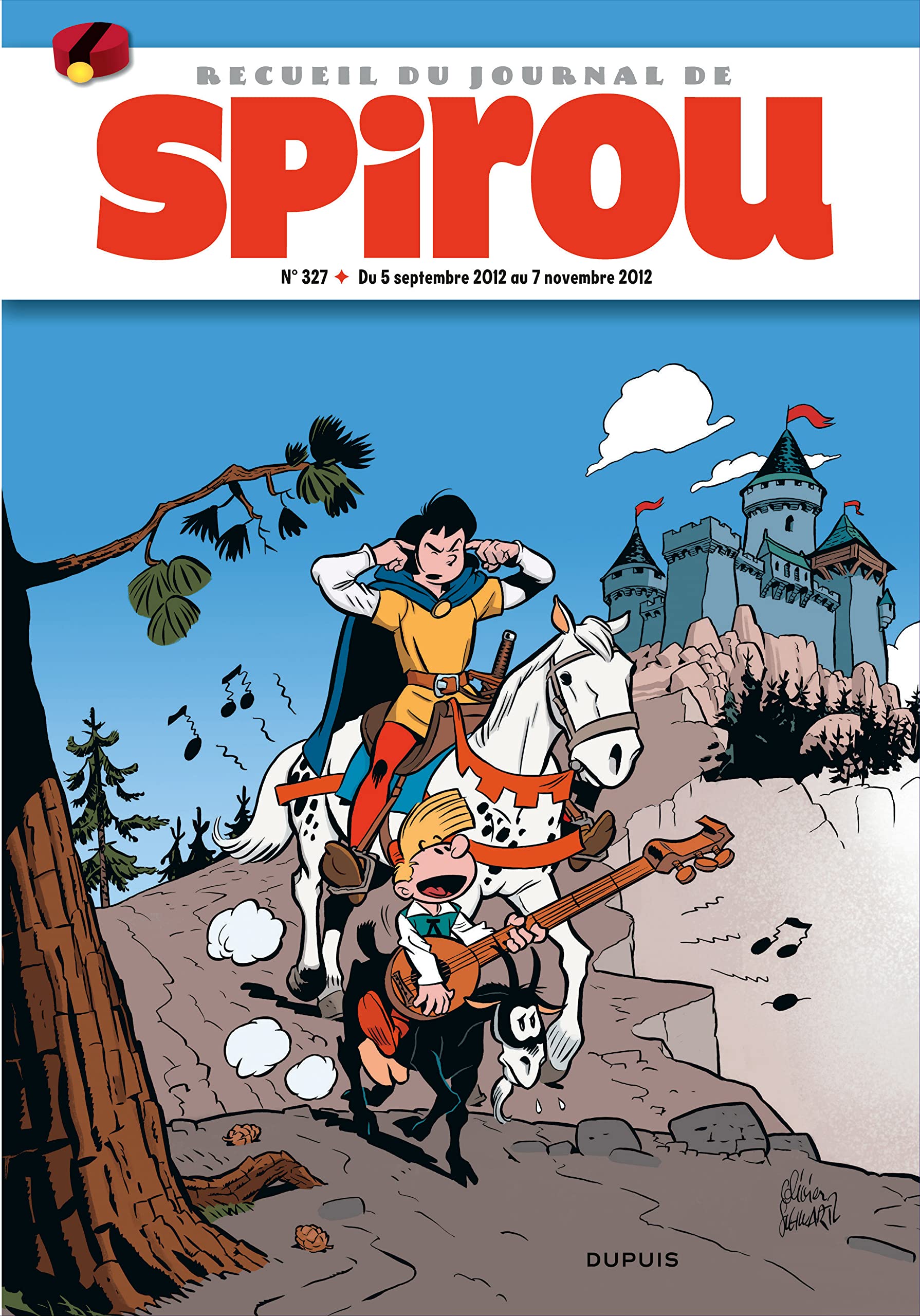 jaquette livre Recueil Spirou - tome 327 - Recueil Spirou 327
