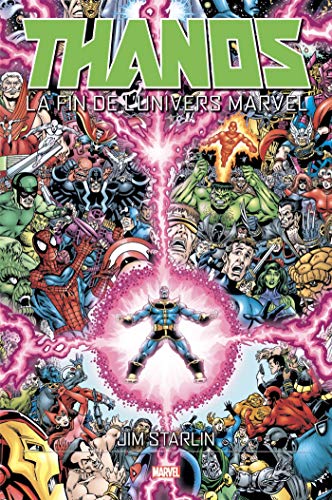 jaquette livre Thanos - La Fin De L'univers Marvel