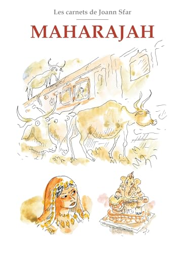 jaquette livre Maharajah - Les Carnets De Joann Sfar