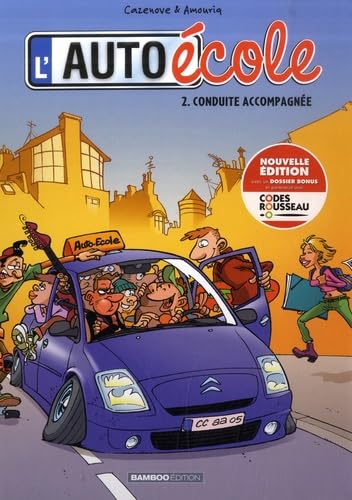 jaquette livre L'auto-École Tome 2 - Conduite Accompagnée
