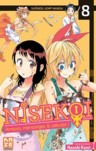 jaquette livre Nisekoi - Amours, mensonges et yakuzas! - Tome 8 : De justesse