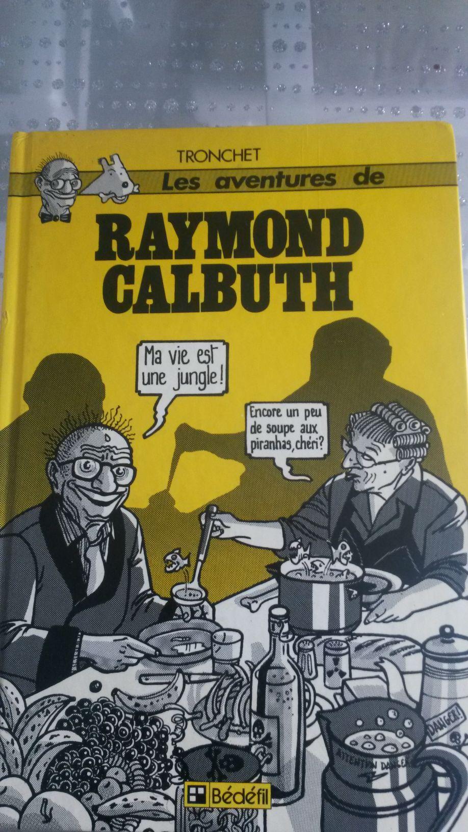 jaquette livre les aventures de Raymond calbuth