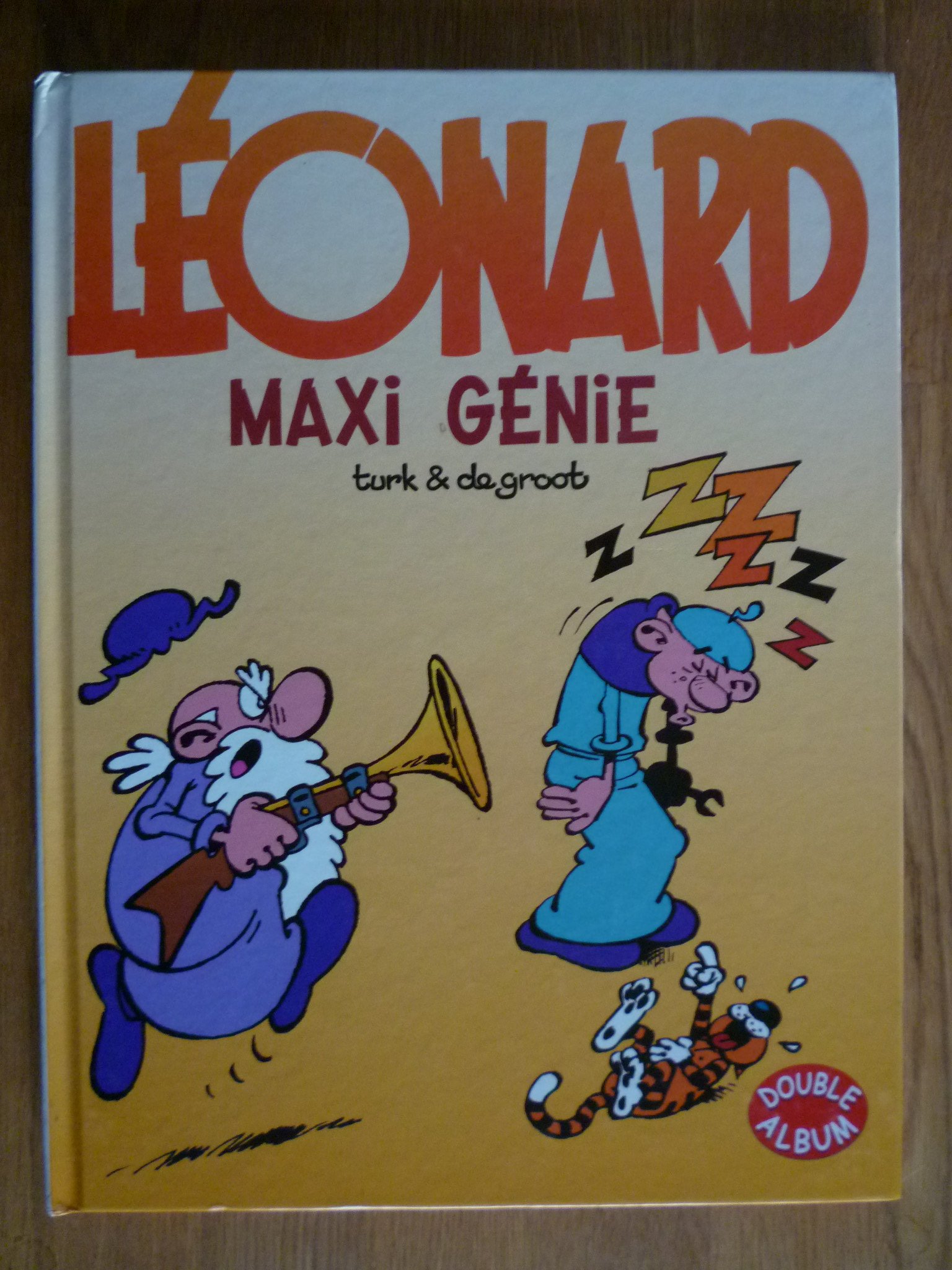 jaquette livre Léonard maxi génie (double album)