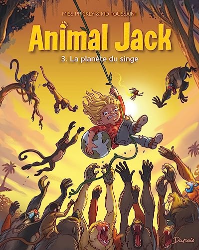 jaquette livre Animal Jack Tome 3 - La Planète Du Singe