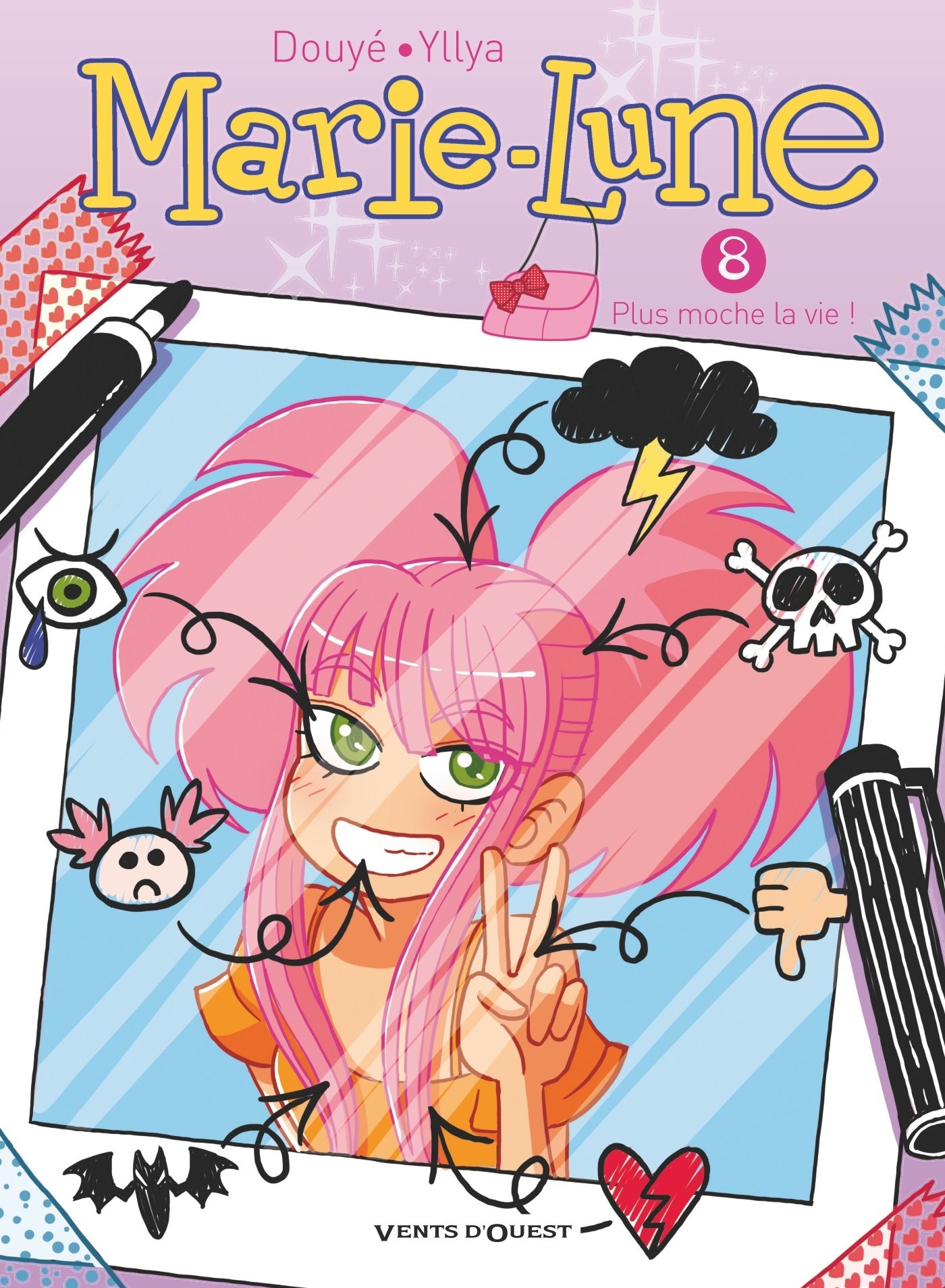 jaquette livre Marie Lune - Tome 08: Plus moche la vie !