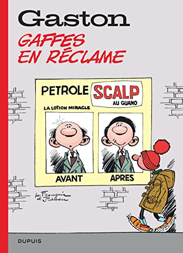 jaquette livre Gaston - Gaffes En Réclame...Ou Quand Lagaffe Se Lance Dans La Pub