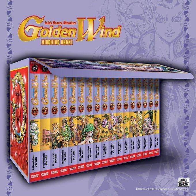 jaquette livre Jojo's bizarre adventure - Saison 5 - Golden Wind - Coffret Intégrale