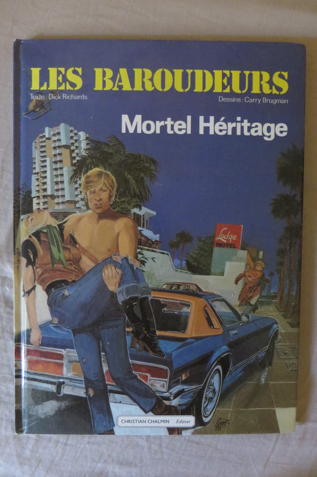 jaquette livre Mortel héritage (Les Baroudeurs)