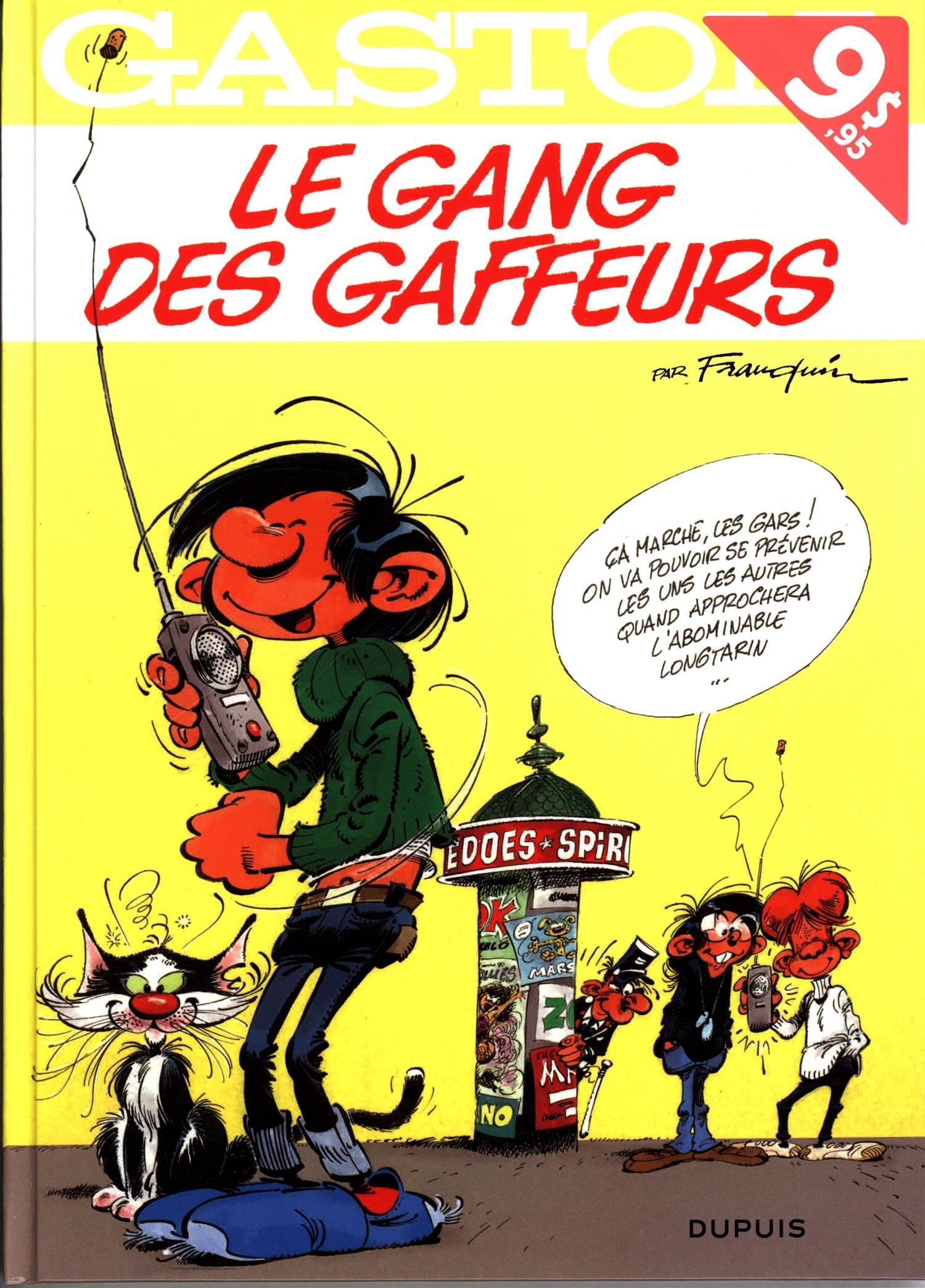 jaquette livre Gaston - tome 15 - Le gang des gaffeurs (Opé été 2016)