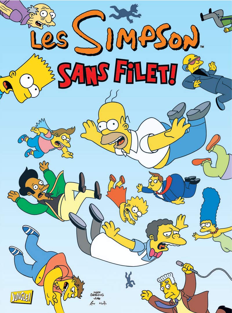 jaquette livre Les Simpson, Tome 17 : Sans filet !