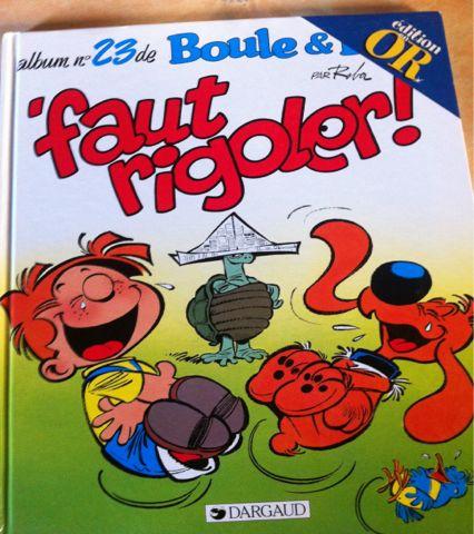 jaquette livre boule & bill  faut rigoler vol 23