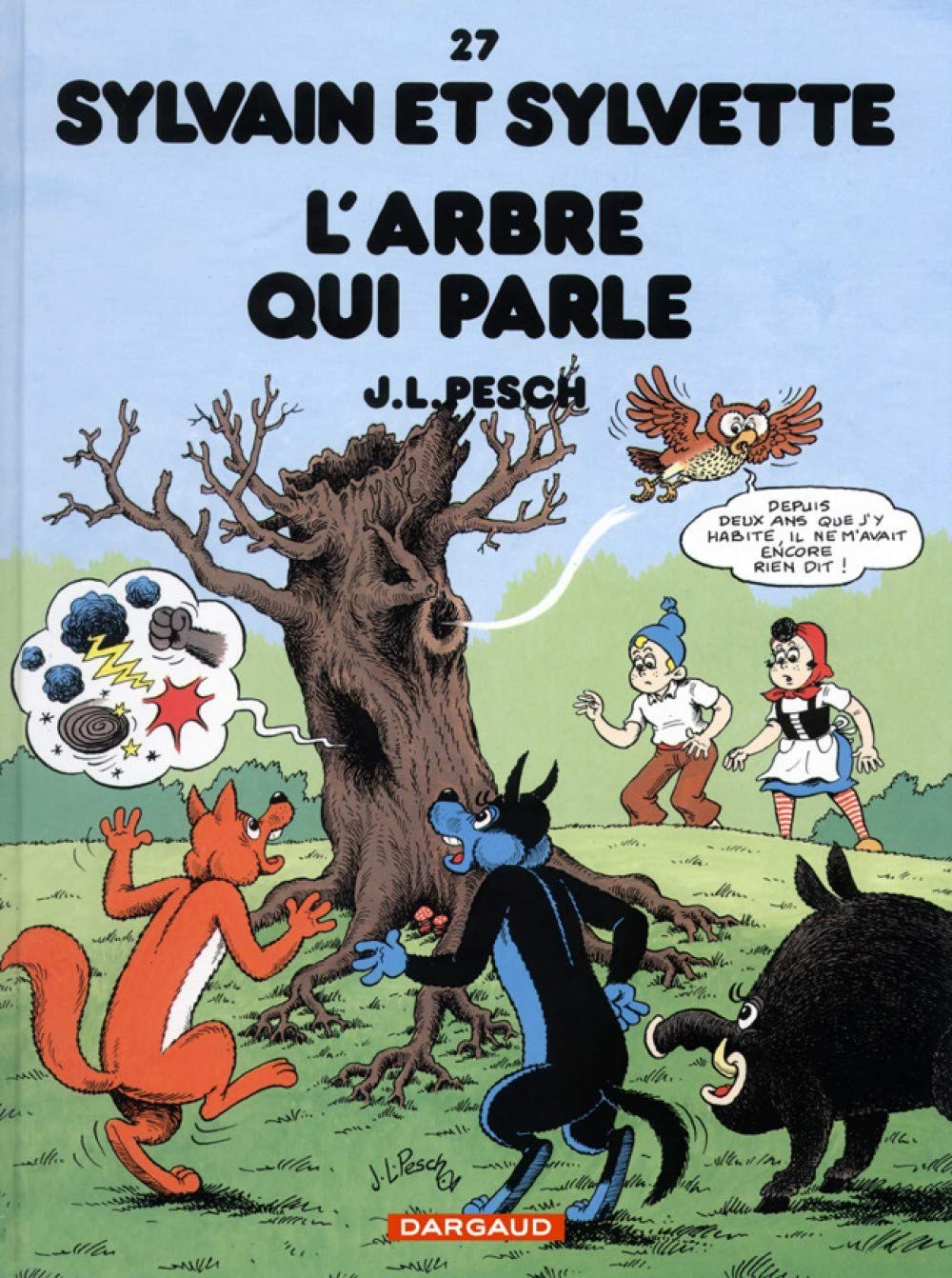 jaquette livre Sylvain et Sylvette - tome 27 - Arbre qui parle (L')