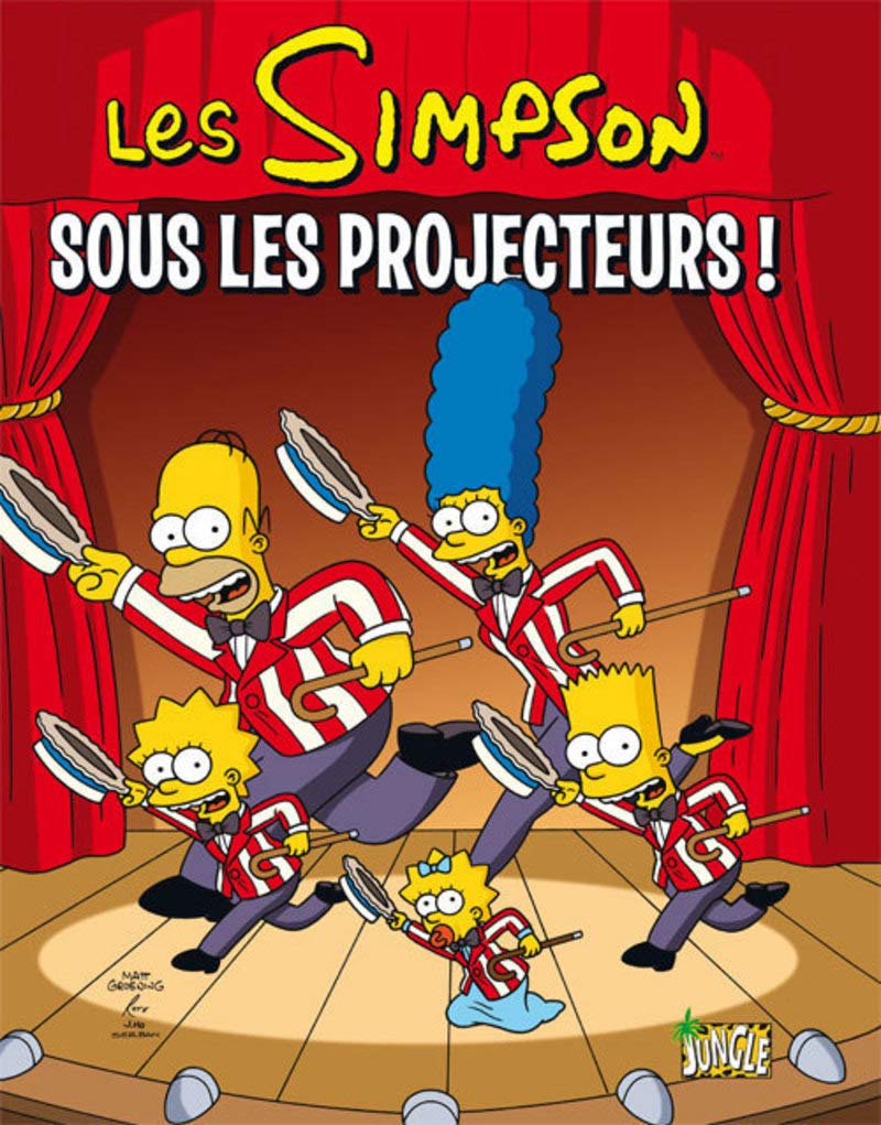 jaquette livre Les Simpson, Tome 13 : Sous les projecteurs !