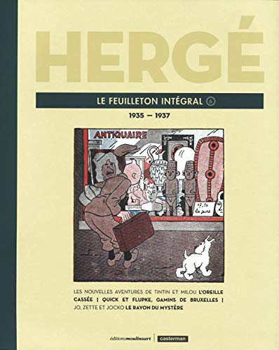 jaquette livre Hergé, Le Feuilleton Intégral - Volume 6, 1935-1937