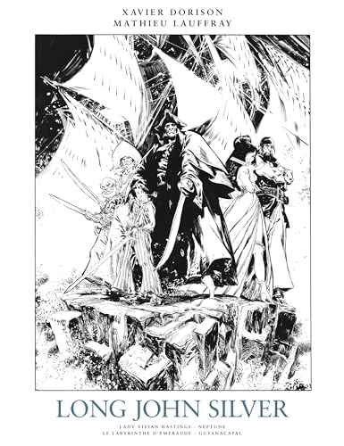 jaquette livre Long John Silver Oeuvre Complète - Lady Vivian Hastings - Neptune - Le Labyrinthe D'émeraude - Guyanacapac