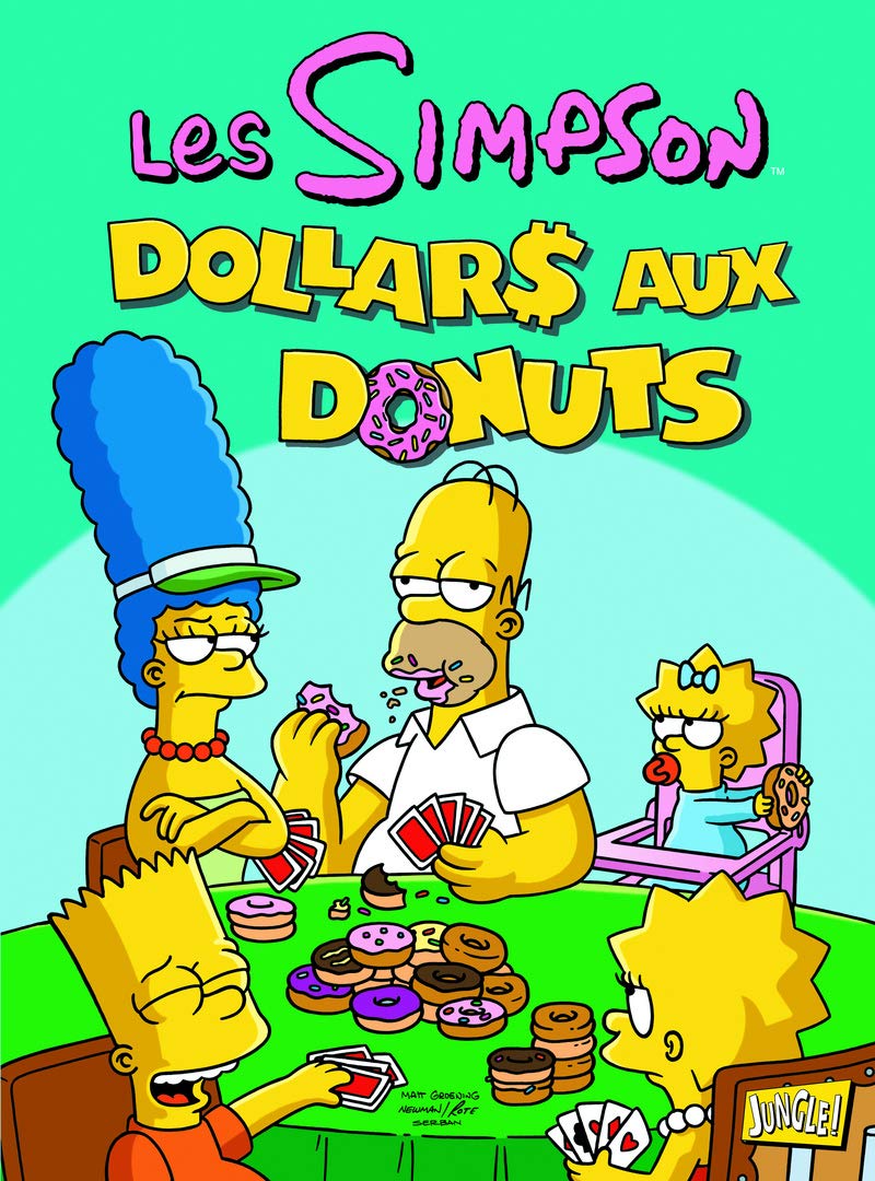 jaquette livre Les Simpson, Tome 20 : Dollars aux donuts