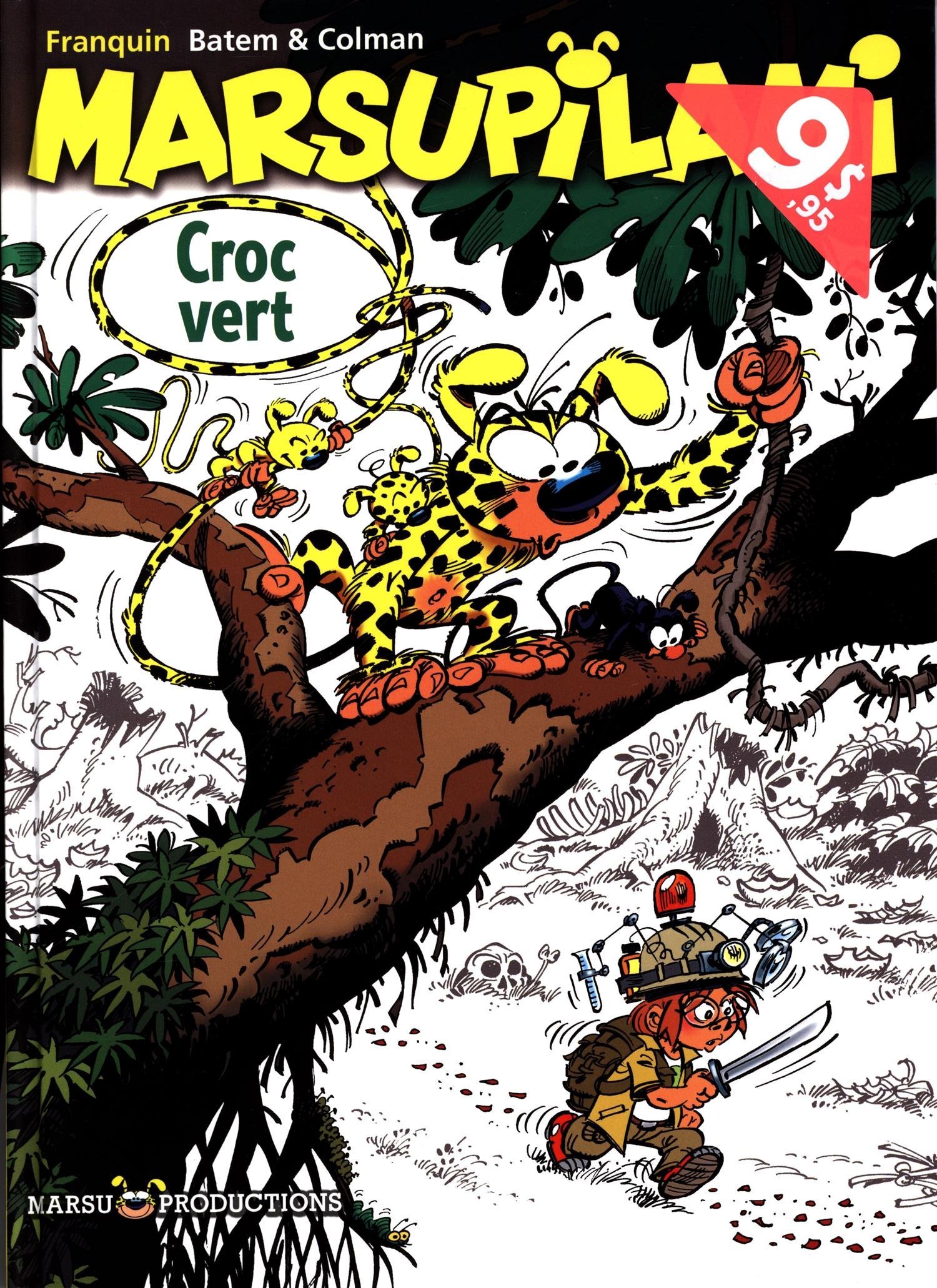 jaquette livre Marsupilami - tome 23 - Croc vert (Opé été 2016)