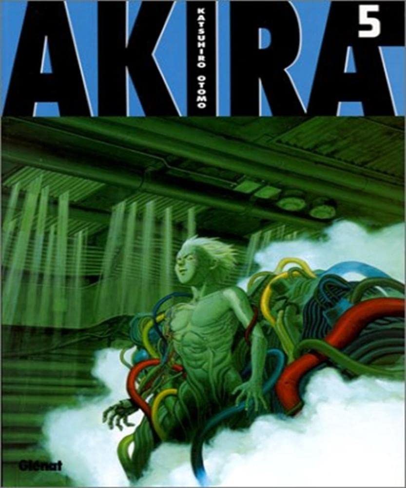 jaquette livre Akira, tome 5 : Désespoir, réédition en noir et blanc