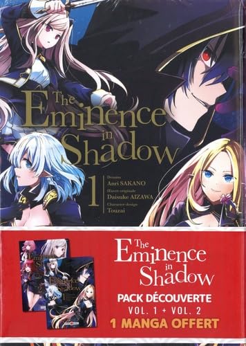 jaquette livre The Eminence In Shadow - Pack En 2 Volumes : Tomes 1 Et 2