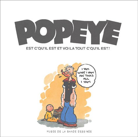 jaquette livre Popeye, est c'qu'il est et voila tout c'qu'il est