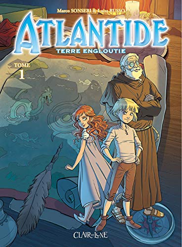 jaquette livre Atlantide Terre Engloutie Tome 1