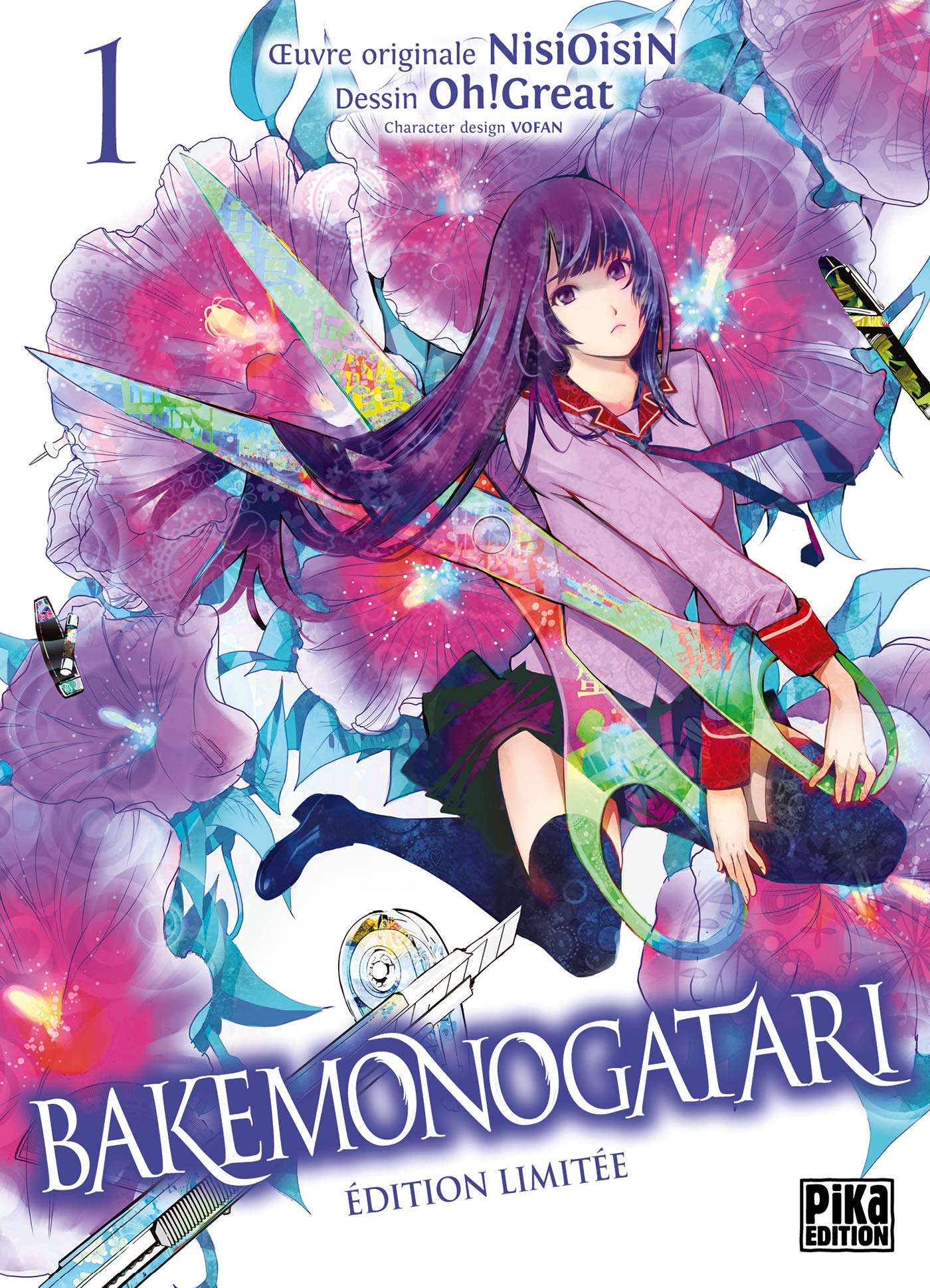 jaquette livre Bakemonogatari T01 Edition limitée
