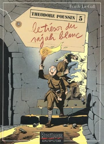 jaquette livre Théodore Poussin Tome 5 - Le Trésor Du Rajah Blanc