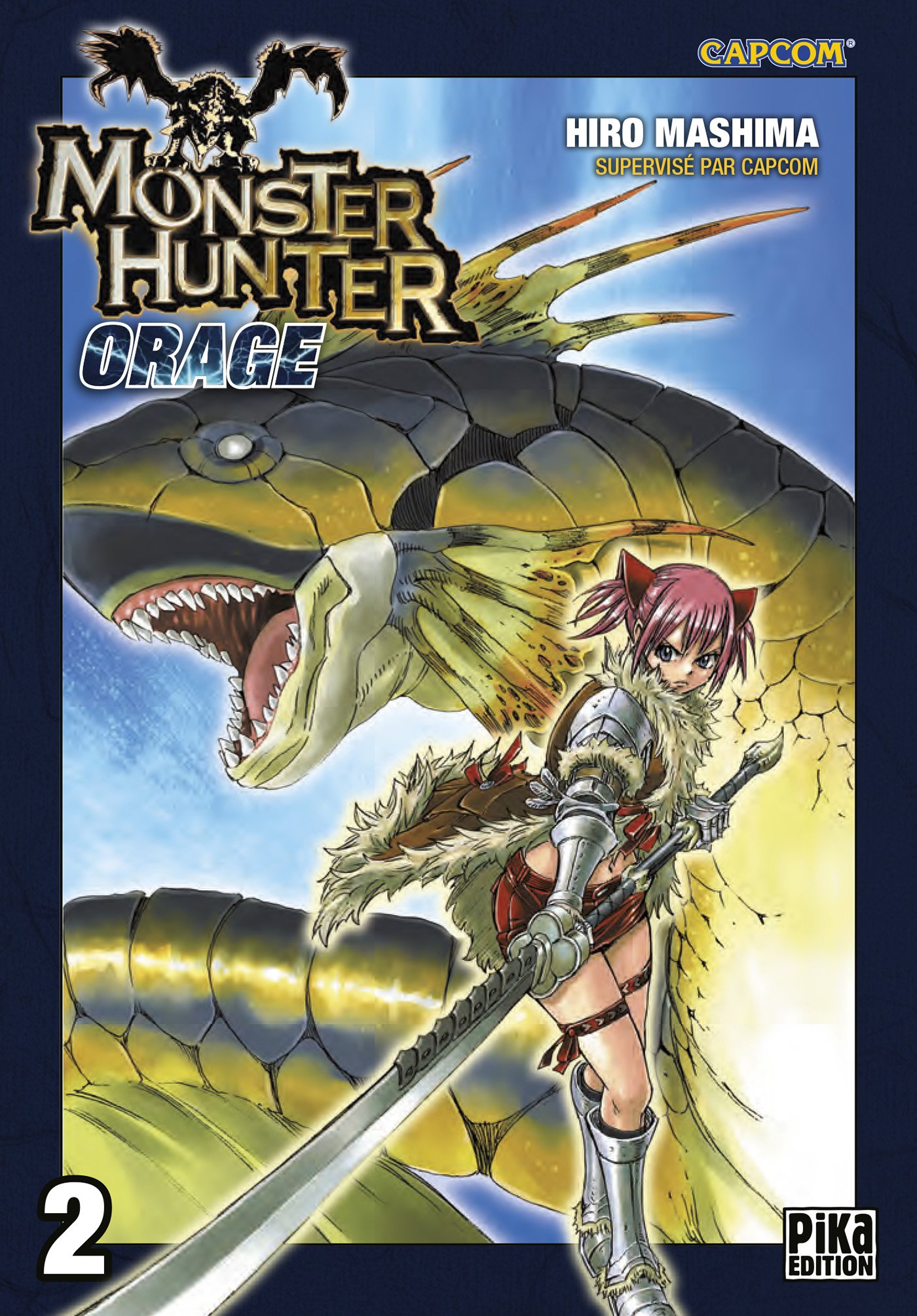 jaquette livre Monster Hunter Orage T02