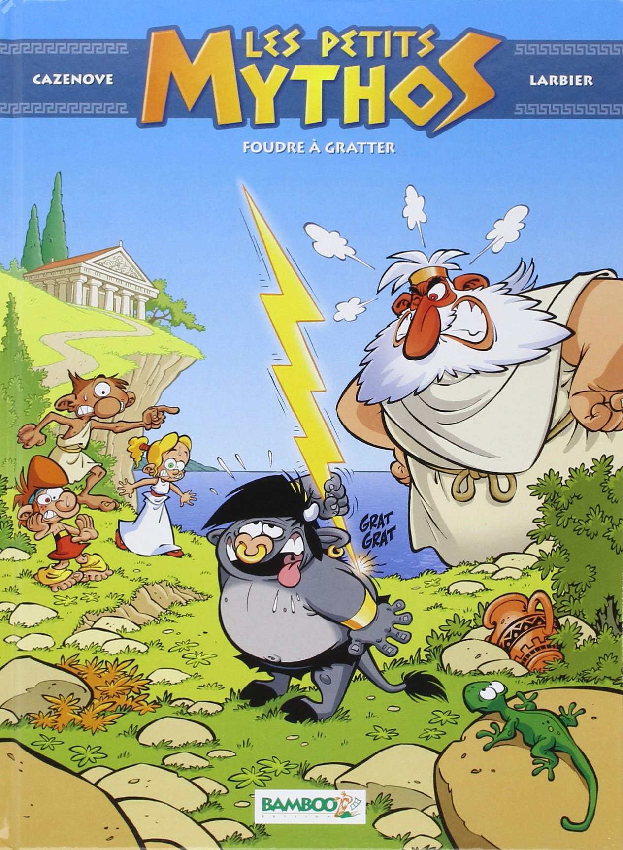 jaquette livre Les petits Mythos T1: Foudre à gratter