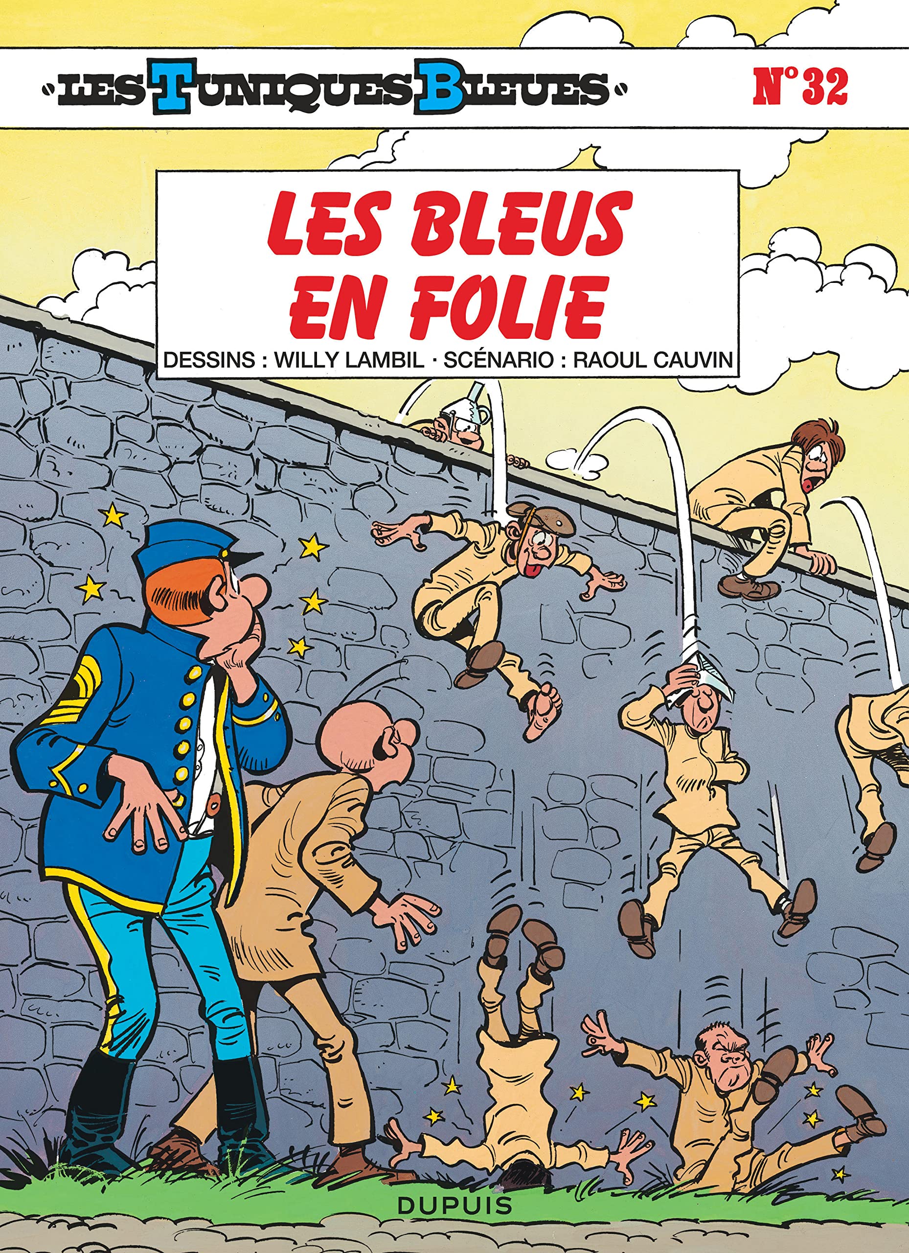 jaquette livre Les Tuniques bleues, tome 32 : Les bleus en folie
