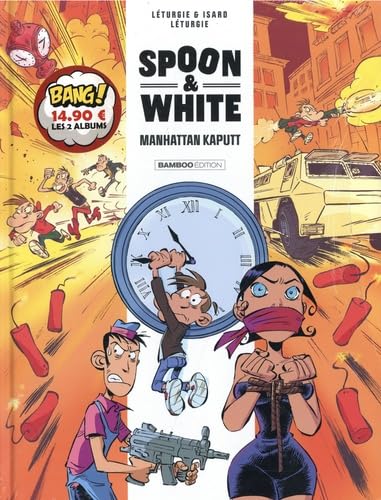 jaquette livre Spoon And White Tomes 7 Et 9 - Pack En 2 Volumes : Tome 7, Manhattan Kaputt - Tome 9, Road'n'trip