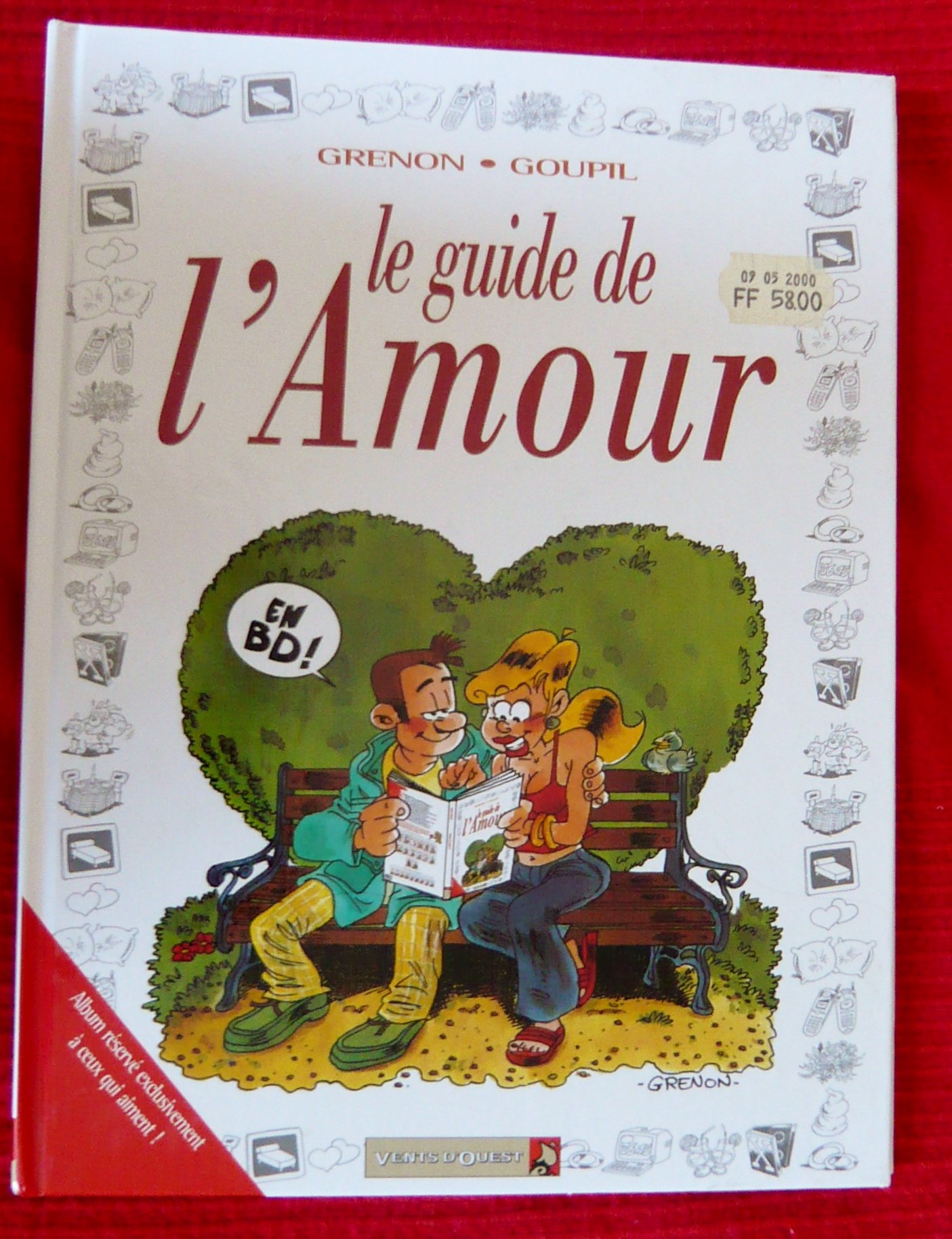 jaquette livre Le guide de l'amour : En BD !