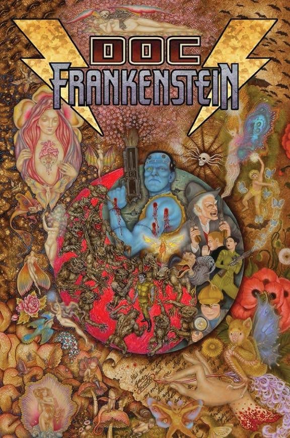 jaquette livre Doc Frankenstein L'intégrale - Le Prométhée Post-Moderne