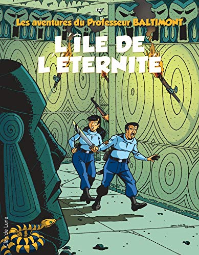 jaquette livre Les Aventures Du Professeur Baltimont Tome 2 - L'île De L'éternité
