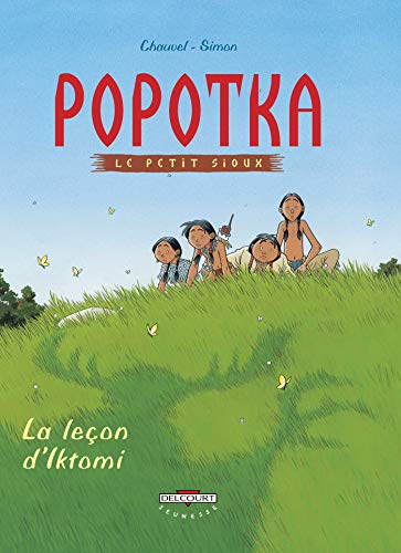 jaquette livre Popotka Le Petit Sioux Tome 1 - La Leçon D'iktomi