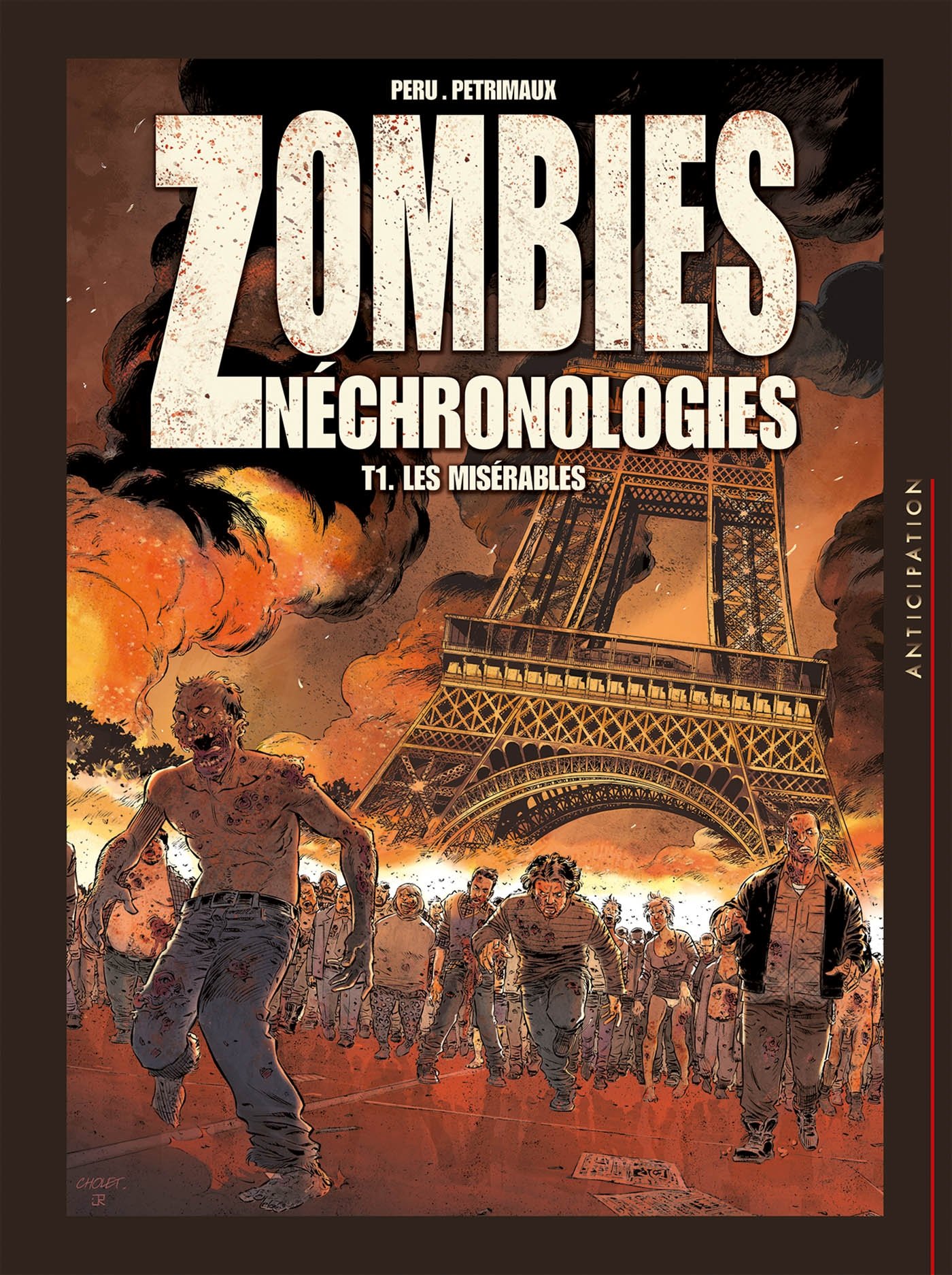 jaquette livre Zombies Néchronologies T1 - Les Misérables