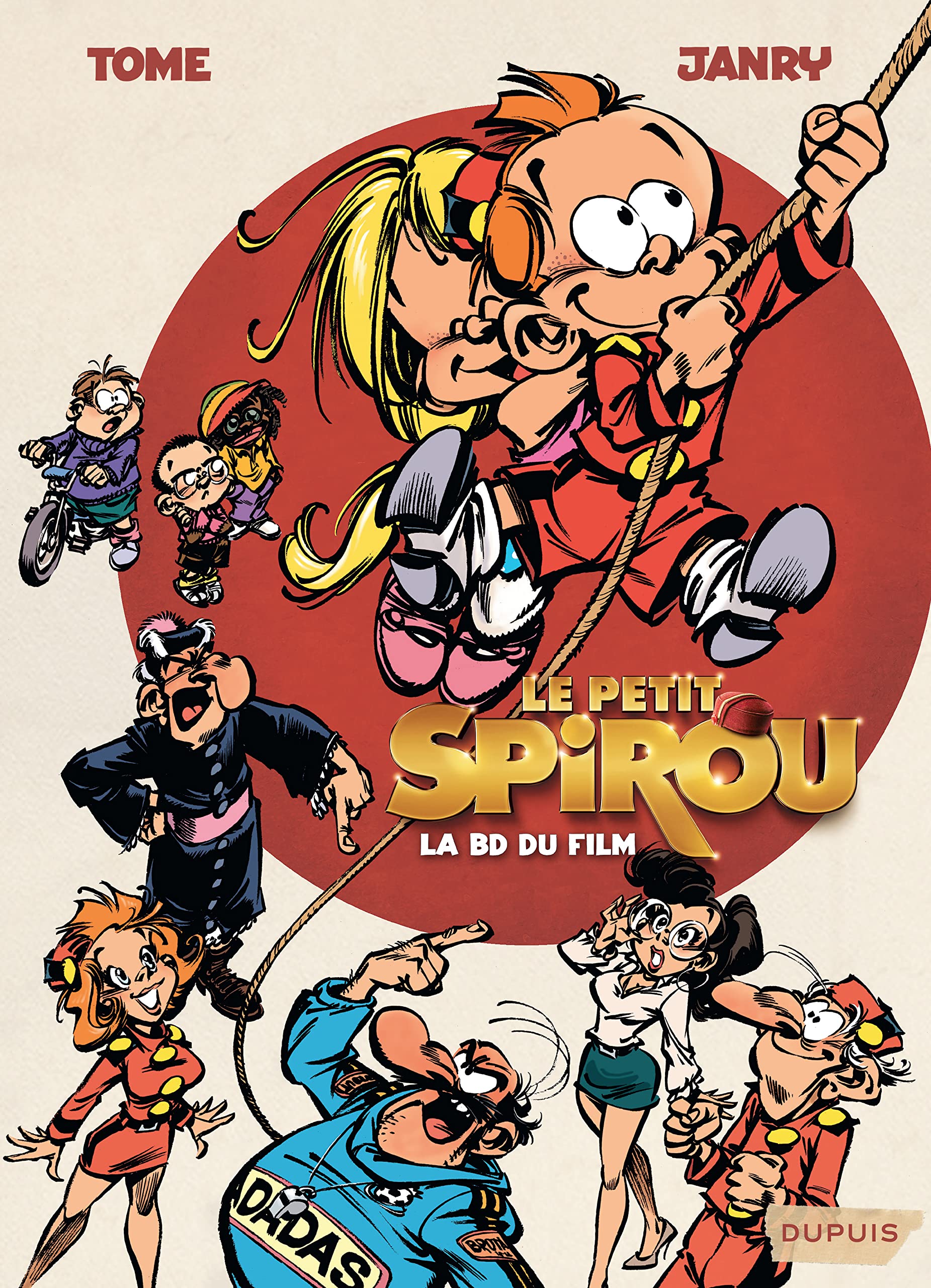 jaquette livre Le Petit Spirou (le film) - tome 0 - Le Petit Spirou, la BD du film