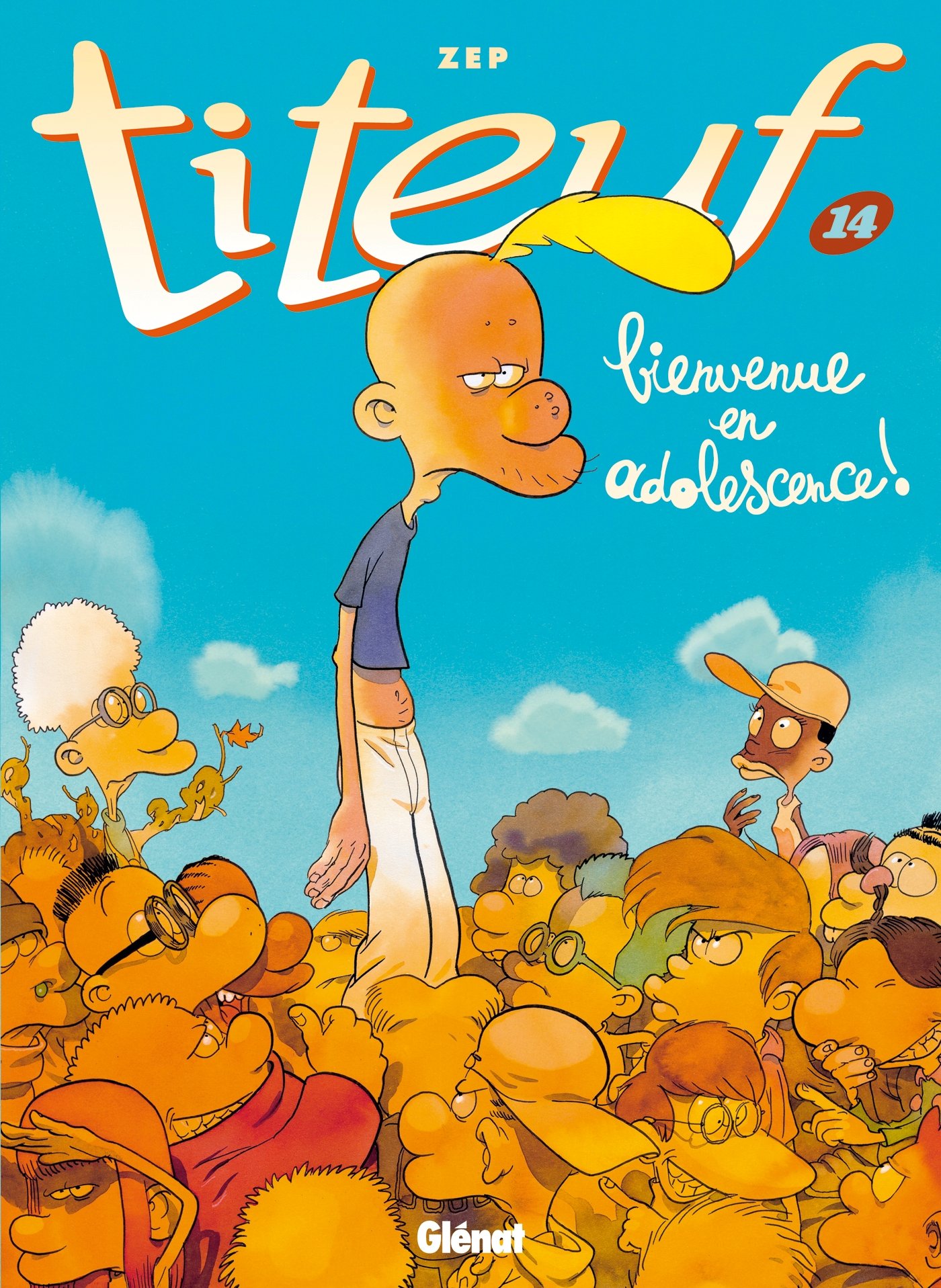 jaquette livre Titeuf, Tome 14 : Bienvenue en adolescence
