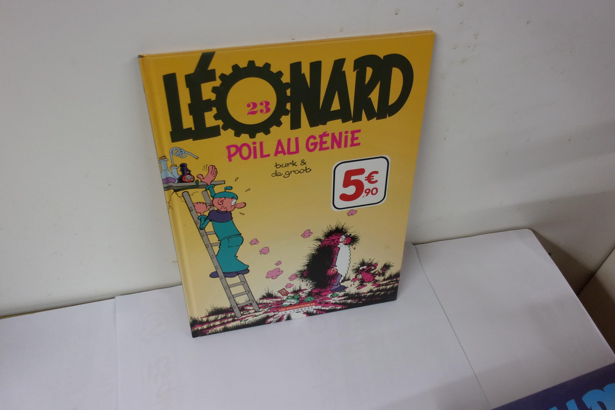 jaquette livre Lonard T23 Poil au gnie  !