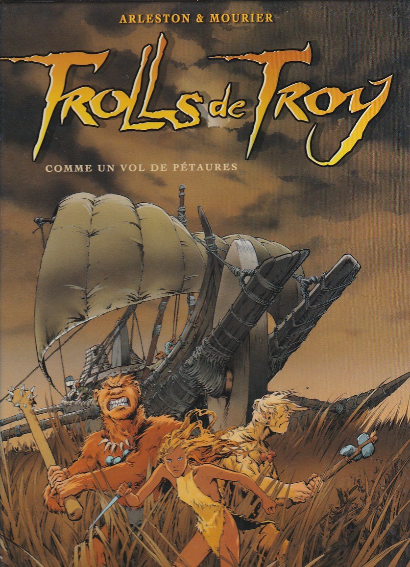jaquette livre Trolls de Troy, tome 3 : Comme un vol de pétaures