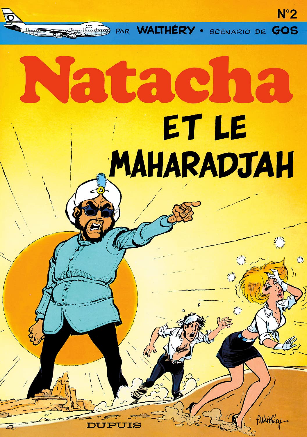 jaquette livre Natacha, tome 2  : Natacha et le maharadjah