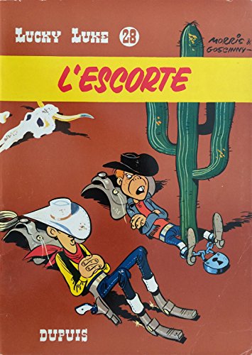 jaquette livre lucky luke - l'escorte