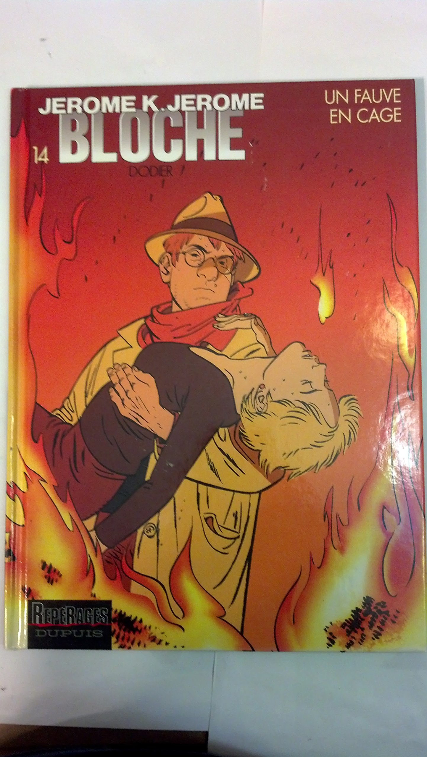 jaquette livre Jérôme K. Jérôme Bloche, tome 14 : Un fauve en cage