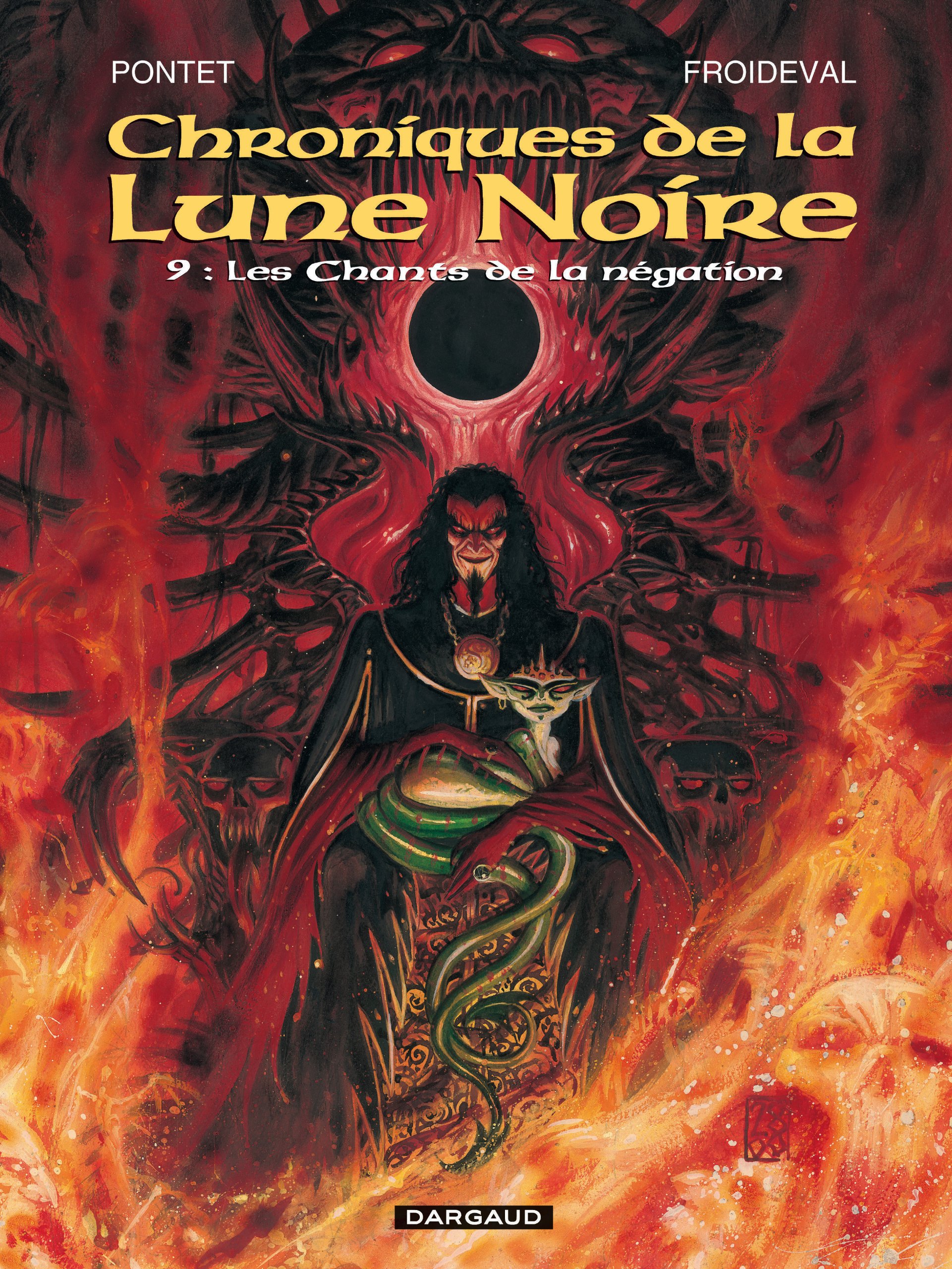 jaquette livre Chroniques de la Lune Noire, tome 9 : Les Chants de la négation