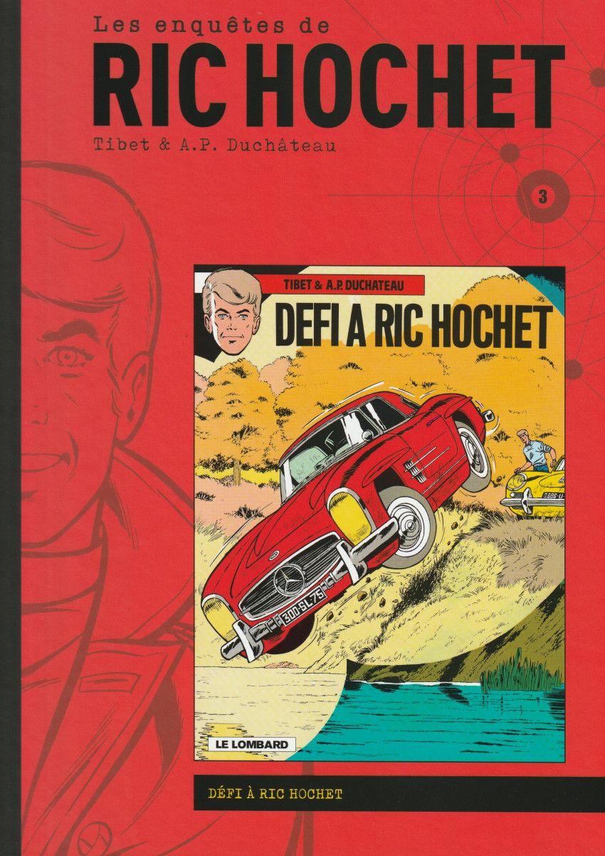 jaquette livre Les Enquêtes de Ric Hochet n°3 - Défi à Ric Hochet