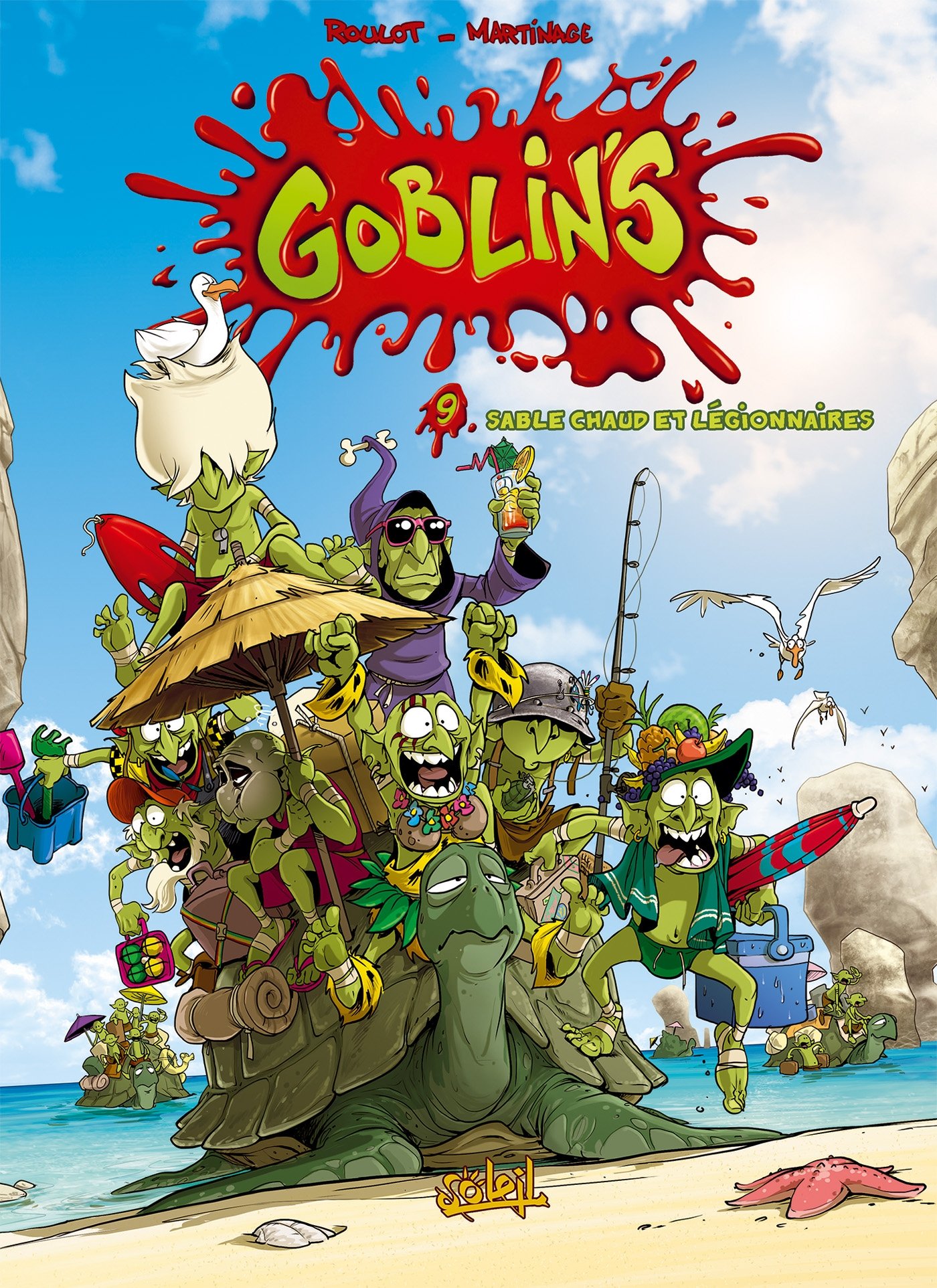 jaquette livre Goblin's T9 - Sable chaud et légionnaires